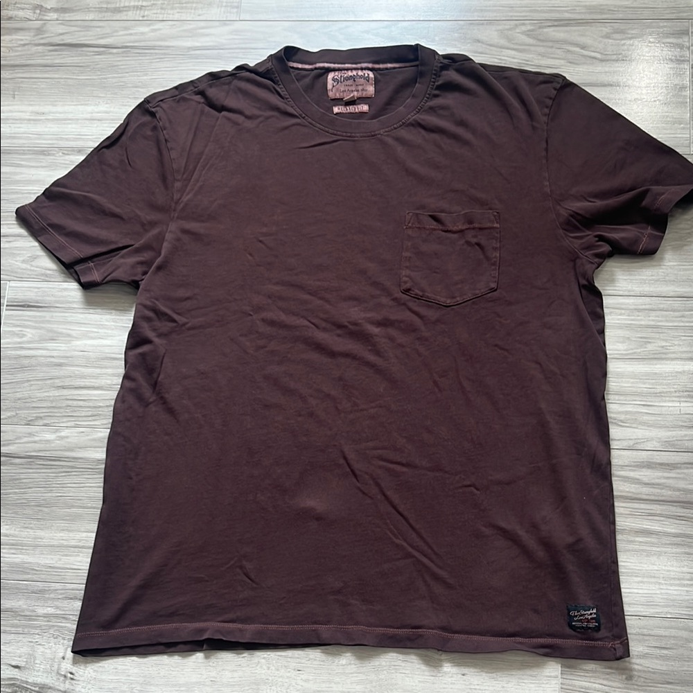 The Stronghold Casual Brown Crew Neck Short Sleeve Tee